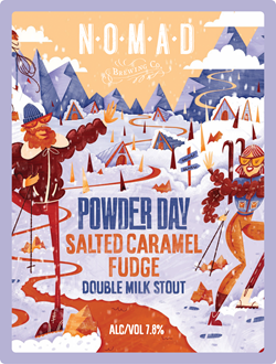 Powder Day 'Salted Caramel Fudge' Double Milk Stout - 50L KEG